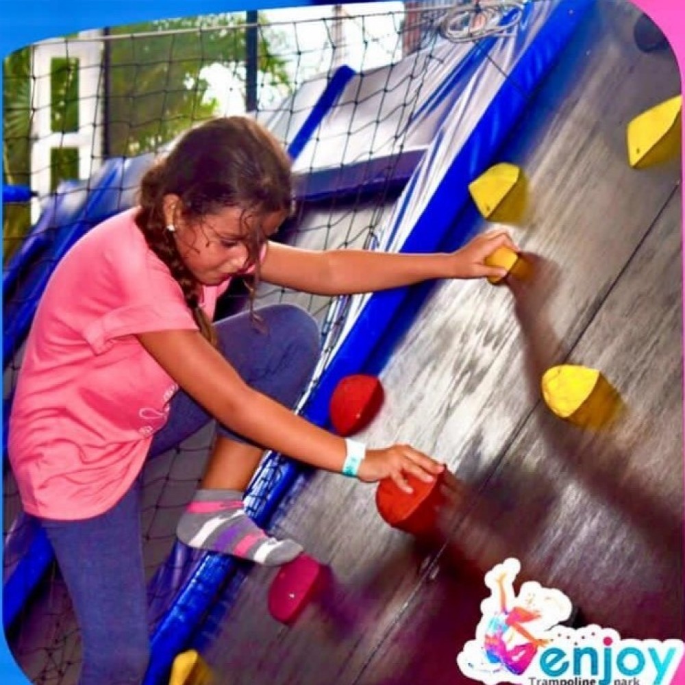 Prueba tu agilidad llegando a la cima y atrévete a escalar sintiendo la adrenalina.